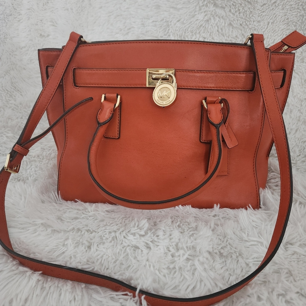 Michael Kors Burnt Orange Satchel
